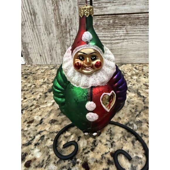 Christopher Radko A Caring Clown Christmas Ornament AIDS Awareness W/O Box 1997 - Picture 1 of 9